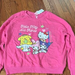 Hello Kitty Pink Graphic Crewneck